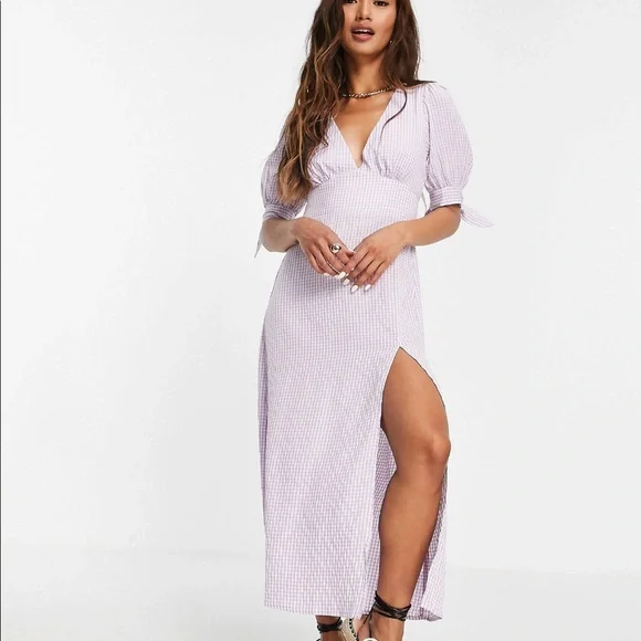 slim fit dress slacks Brittany Wrap Dress – This is Unfolded main image 0